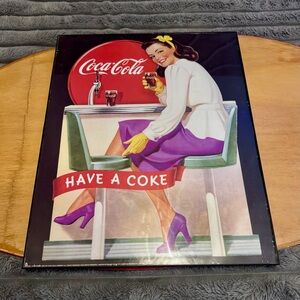 Vintage 1997 Coca-Cola Have A Coke Framed Advertisement 21 * 17